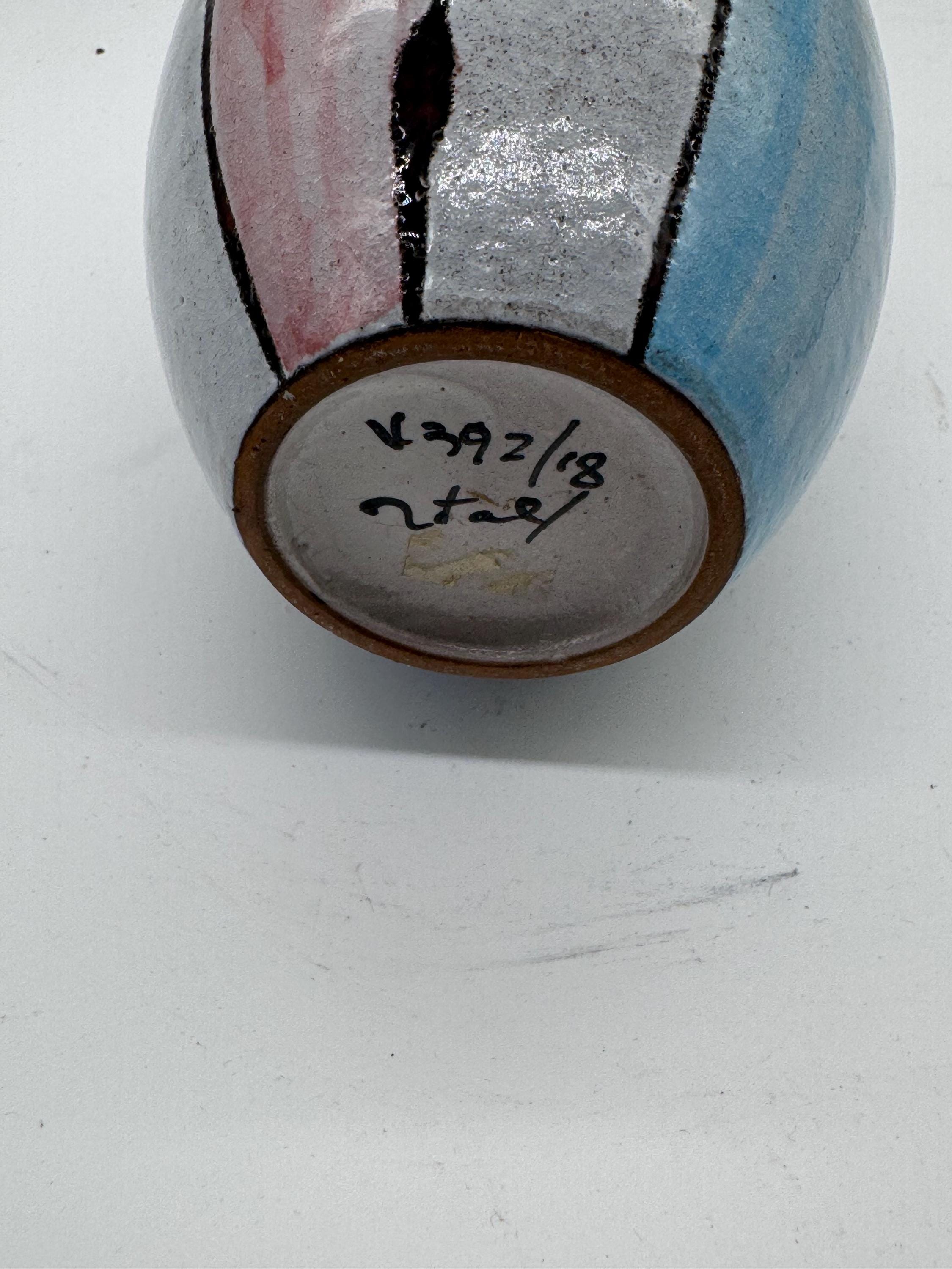 Vintage Bitossi Aldo Londi Ceramic Vase | 1960s Italian Studio Pottery — No. 4