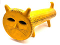 Vintage Bitossi Aldo Londi Yellow Long Cat Figurine | 1960s Italian Ceramic Sculpture