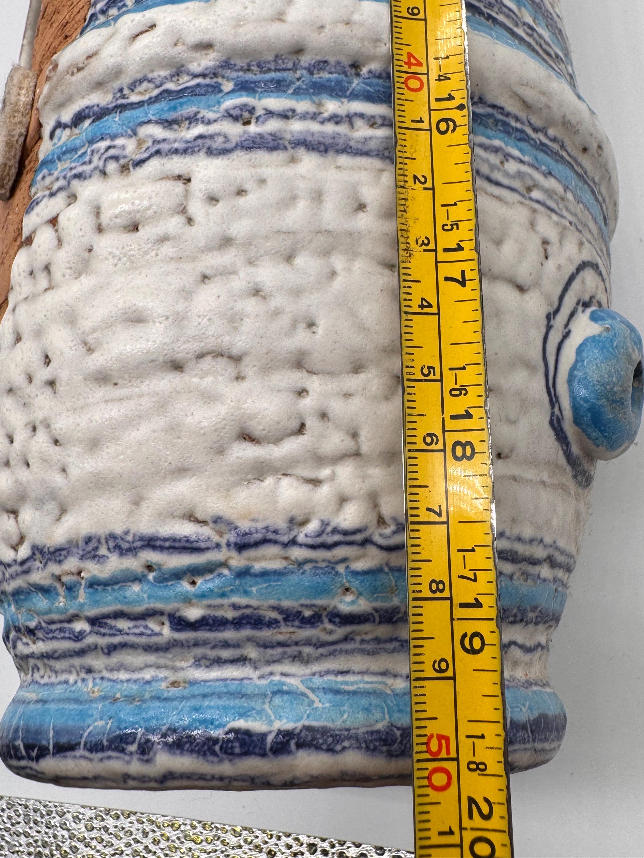 Monumental Bitossi Aldo Londi for Rosenthal Netter Fish Sculpture | 1960s Italian Ceramic