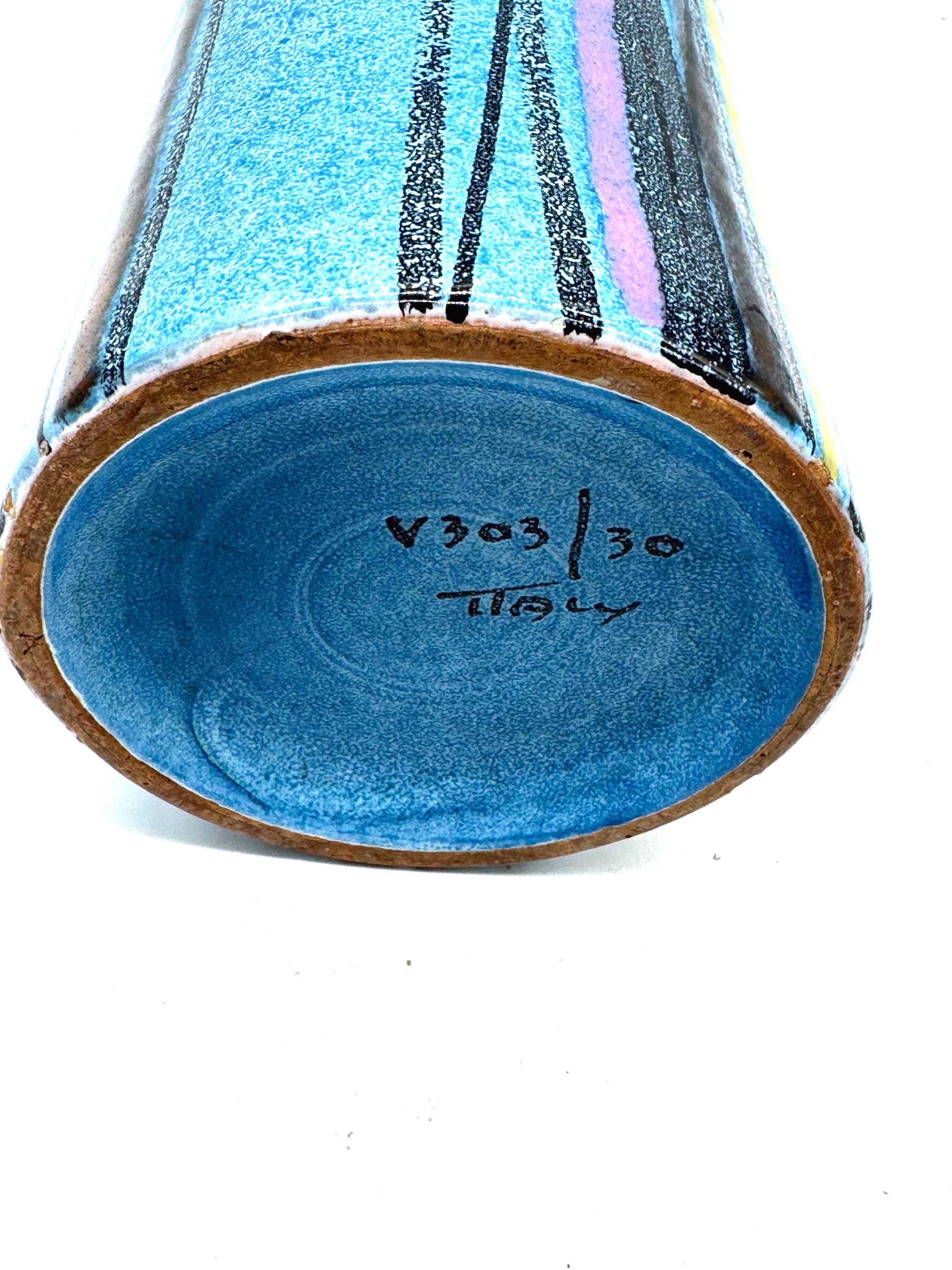Vintage Bitossi Aldo Londi Ceramic Vase | 1960s Italian Studio Pottery — No. 2