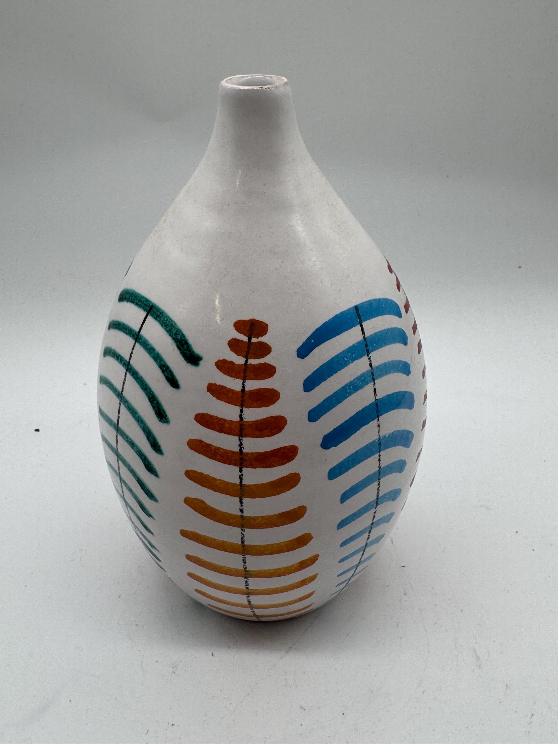 Vintage Bitossi Aldo Londi Ceramic Vase | 1960s Italian Studio Pottery — No. 5
