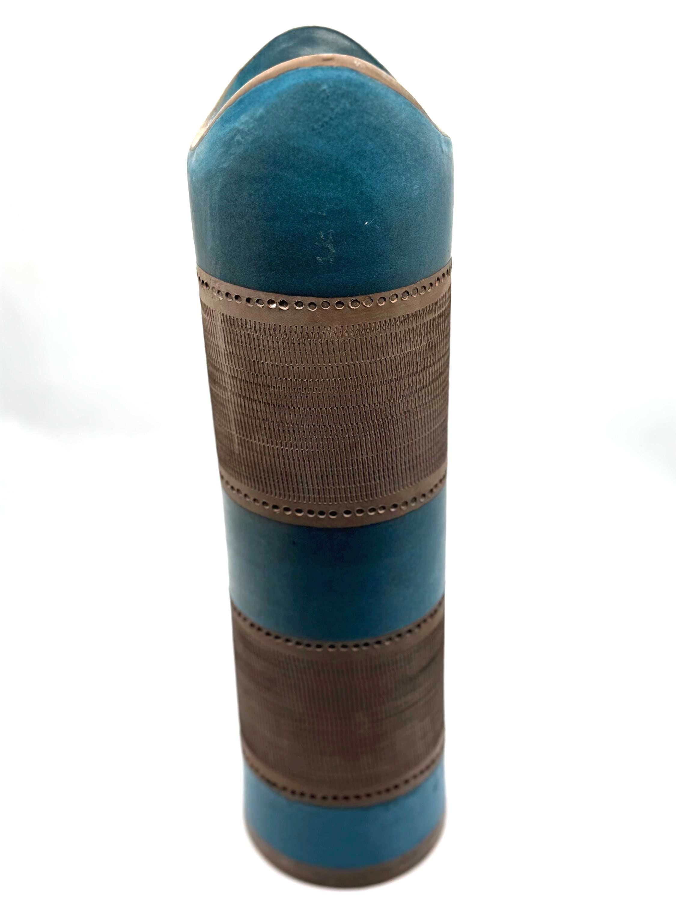 Monumental Vintage Bitossi Aldo Londi for Raymor Ceramic Vase | 1950s Italian Studio Pottery