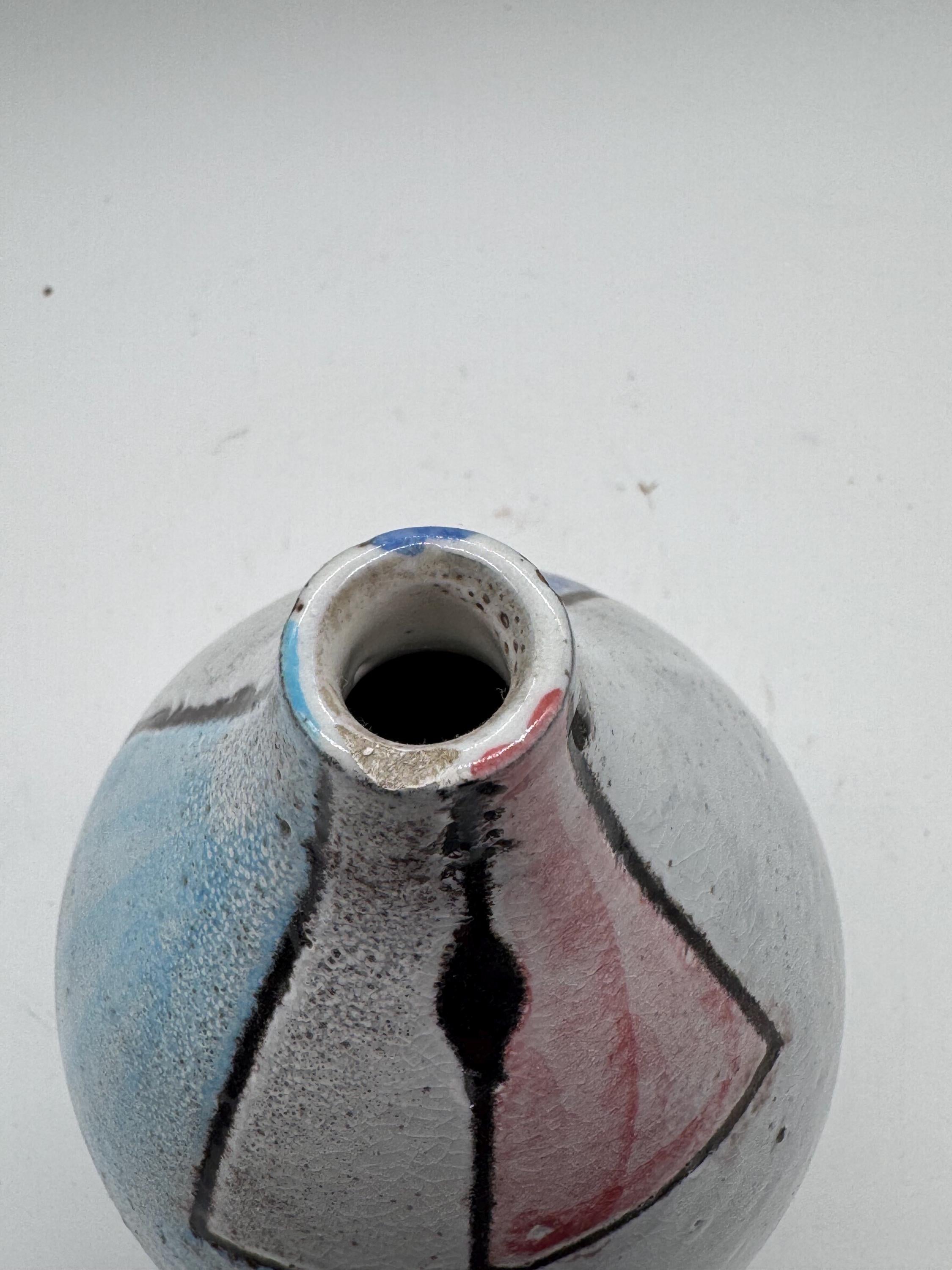 Vintage Bitossi Aldo Londi Ceramic Vase | 1960s Italian Studio Pottery — No. 4