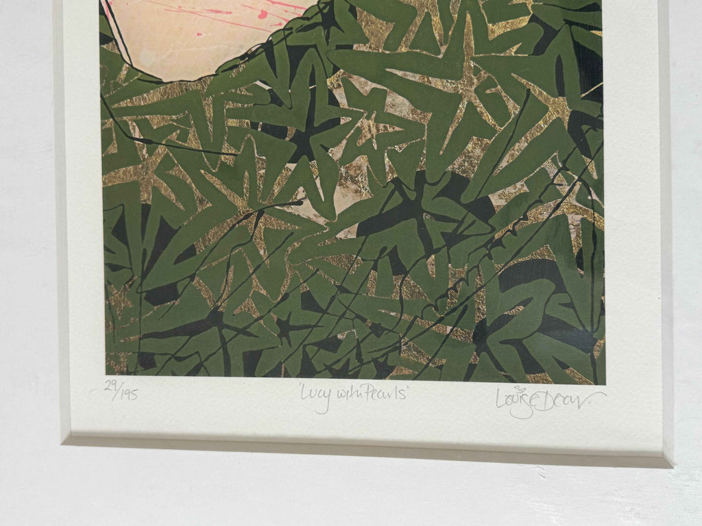 Louise Dear - "Lucy (III)" & "Lucy with Pearls" - Signed Limited Edition Diptych Set (unframed)