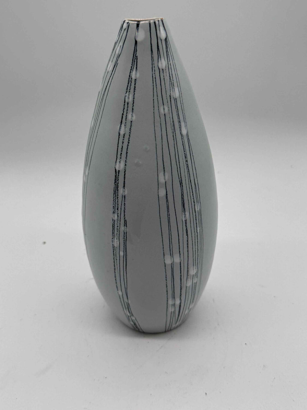 Vintage Bitossi Aldo Londi Zitaly Ceramic Vase | 1960s Italian Studio Pottery