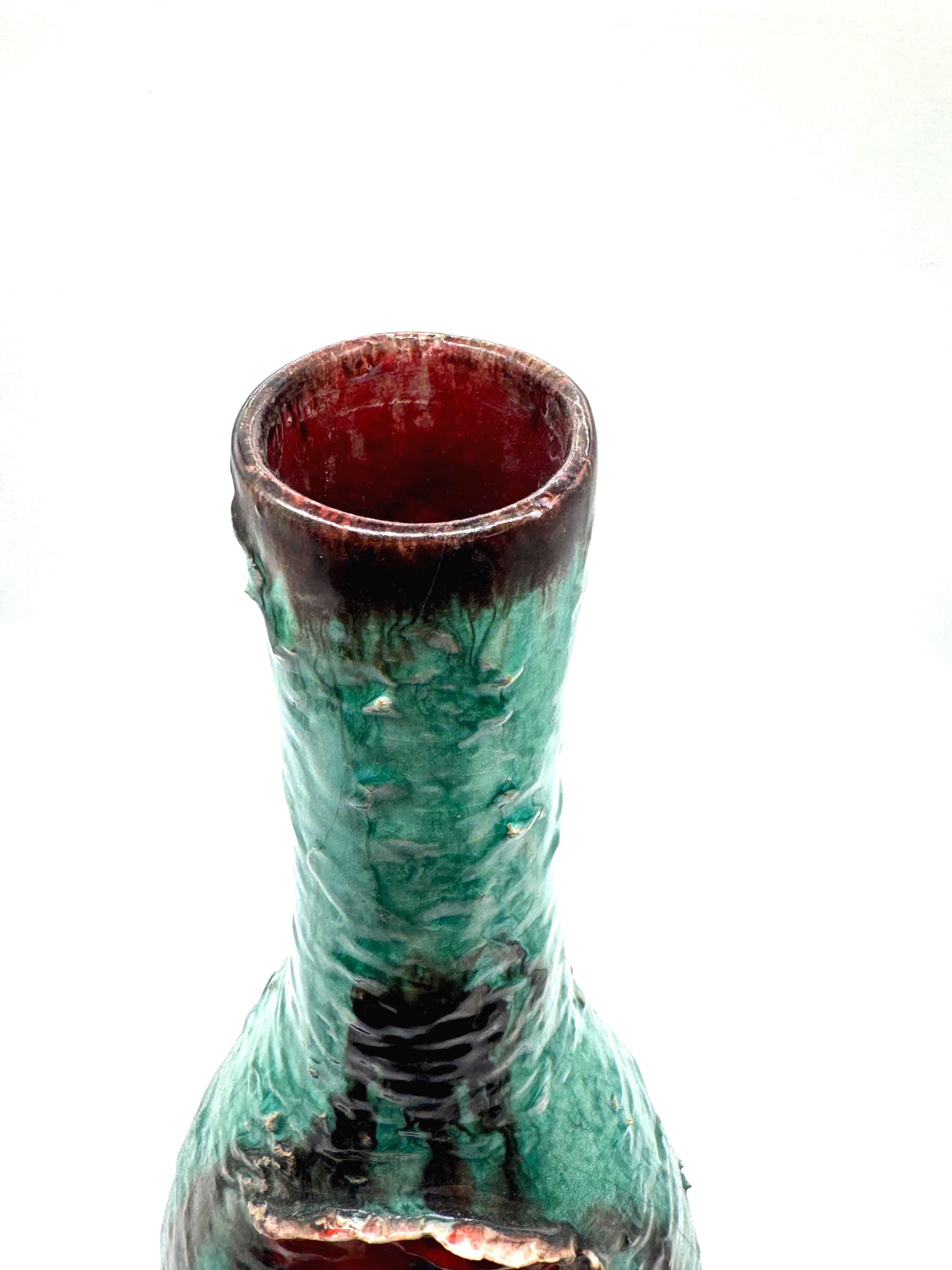 Museum Quality Riccardo Gatti Ceramic Vase | 1950s Vintage Italian Studio Pottery