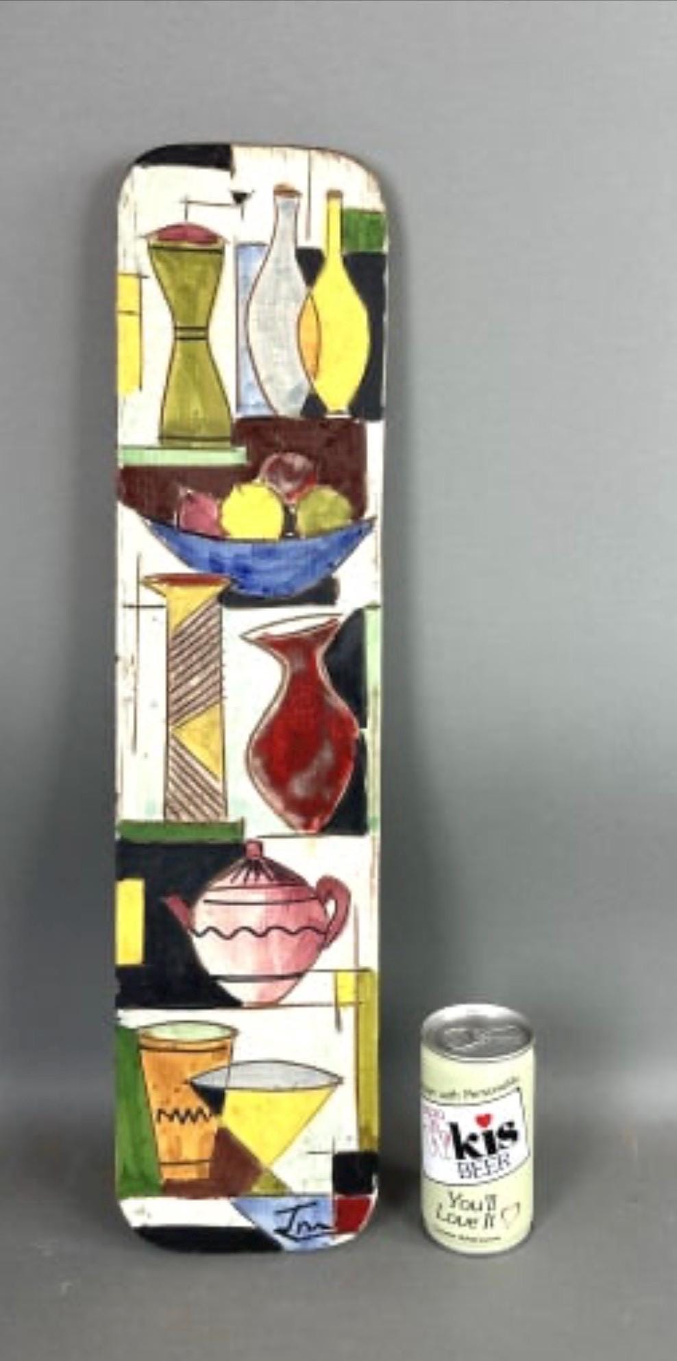 Rare Bitossi Aldo Londi Ceramic Wall Plaque | 1950s Vintage Italian Studio Pottery