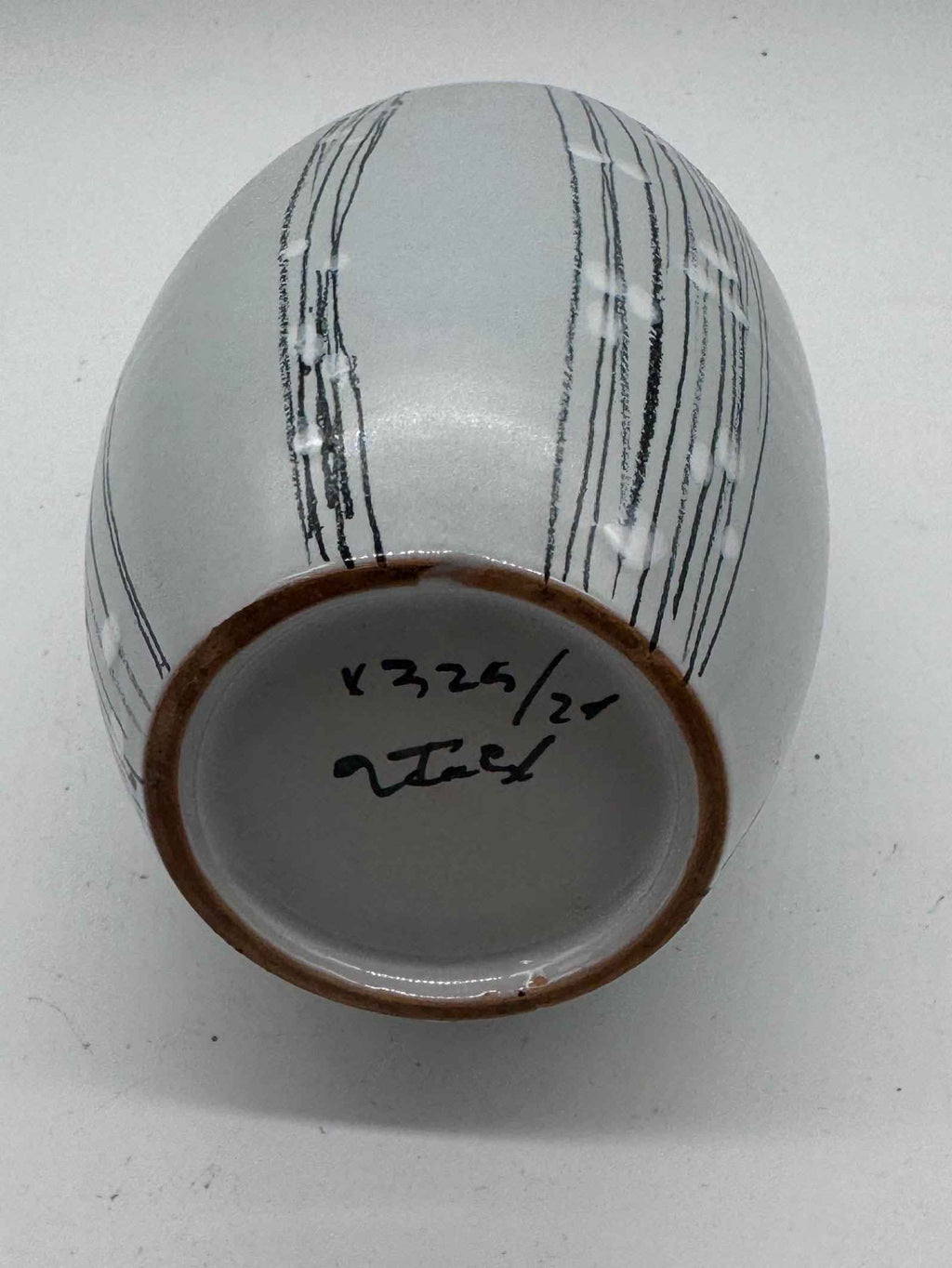Vintage Bitossi Aldo Londi Zitaly Ceramic Vase | 1960s Italian Studio Pottery
