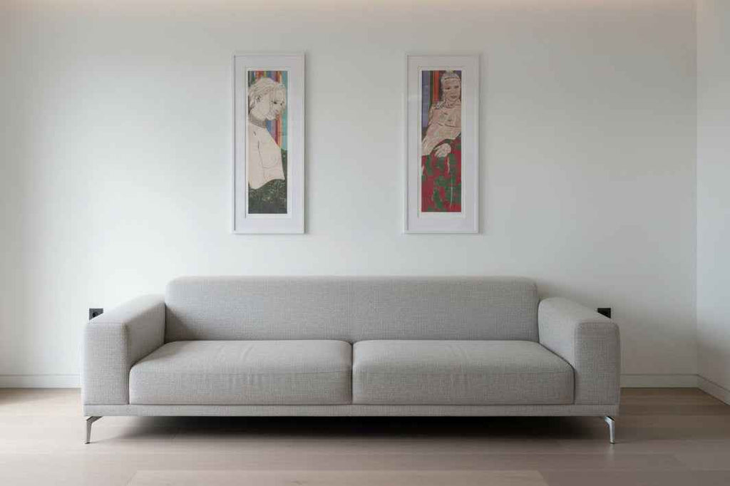 Louise Dear - "Lucy (III)" & "Lucy with Pearls" - Signed Limited Edition Diptych Set (unframed)