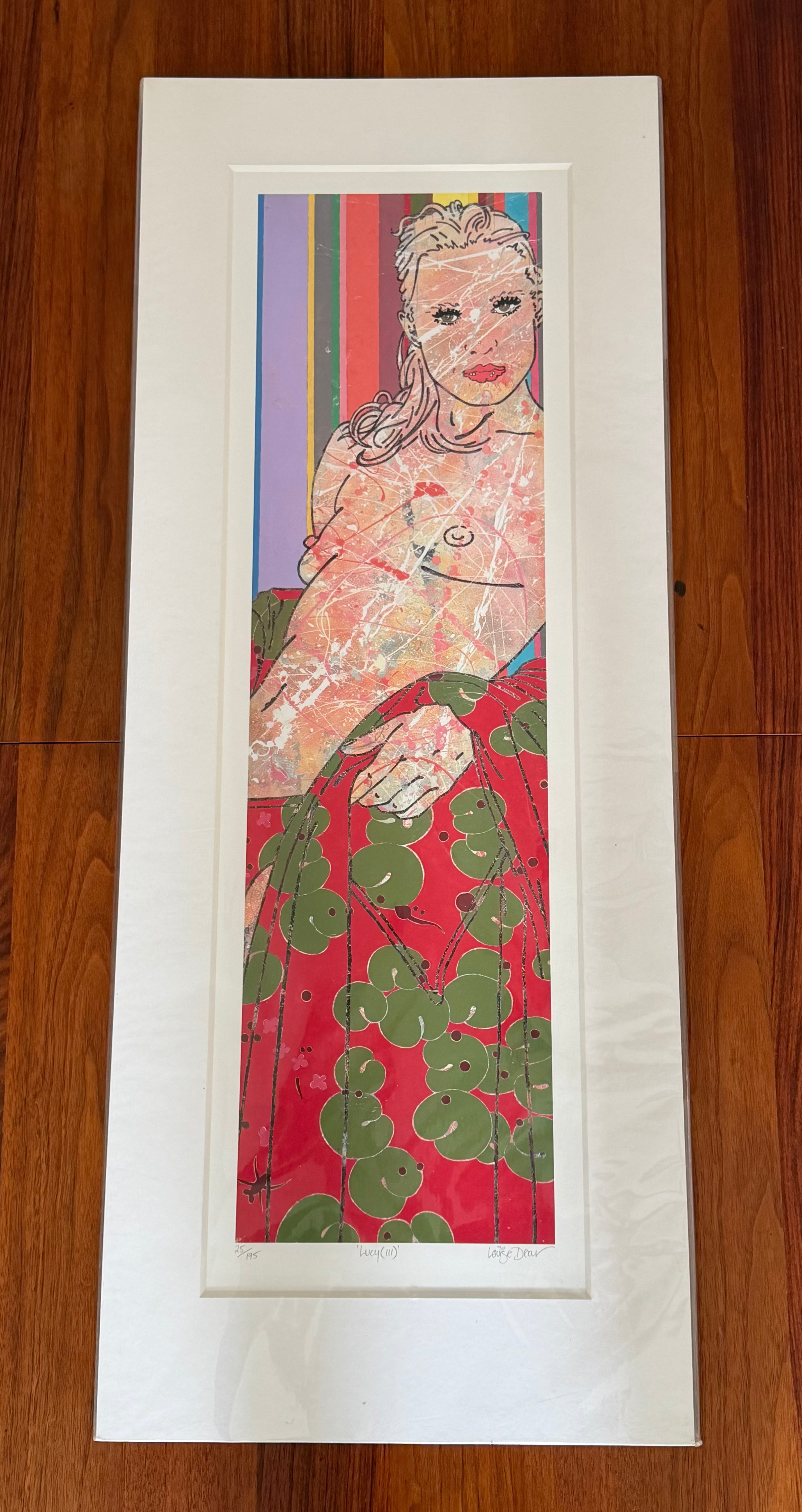 Louise Dear - "Lucy (III)" & "Lucy with Pearls" - Signed Limited Edition Diptych Set (unframed)