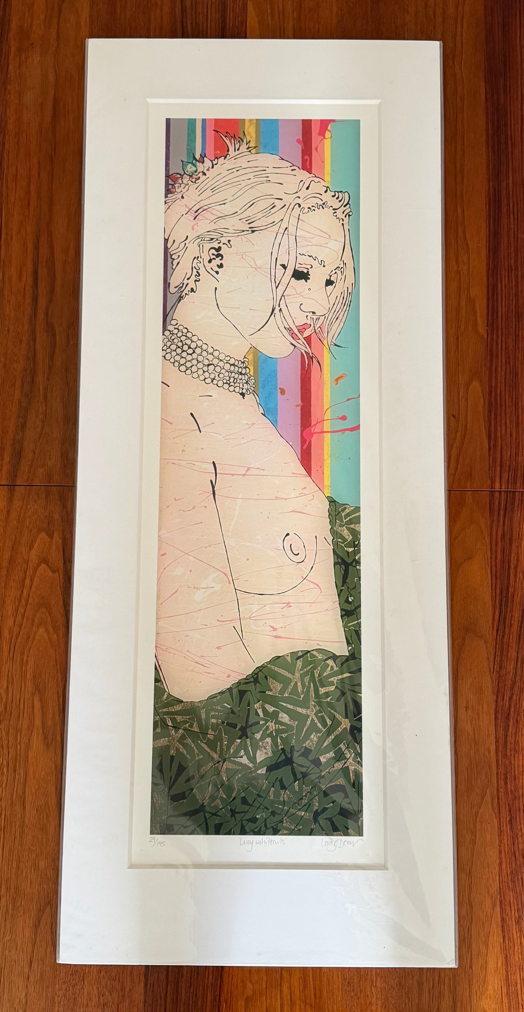 Louise Dear - "Lucy (III)" & "Lucy with Pearls" - Signed Limited Edition Diptych Set (unframed)