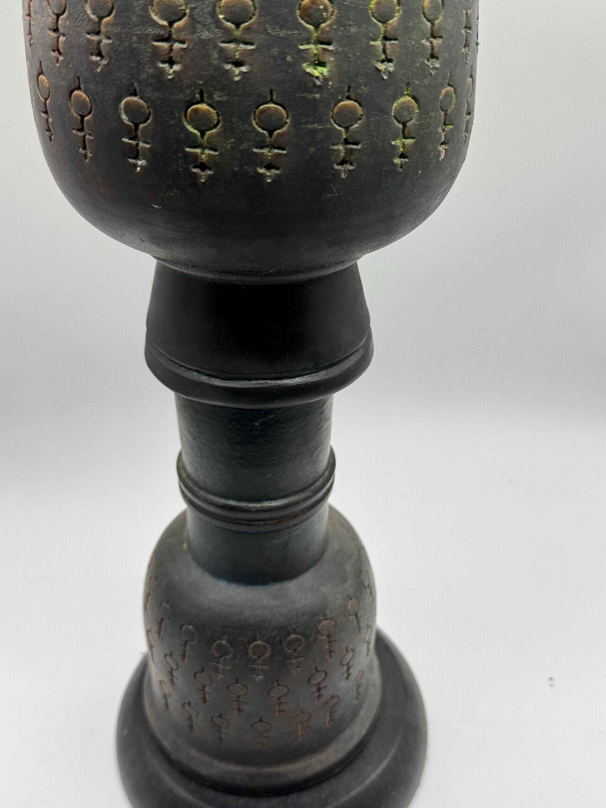 Vintage Bitossi Aldo Londi Key Decor Ceramic Table Lamp | 1960s Italian Mid-Century Lighting