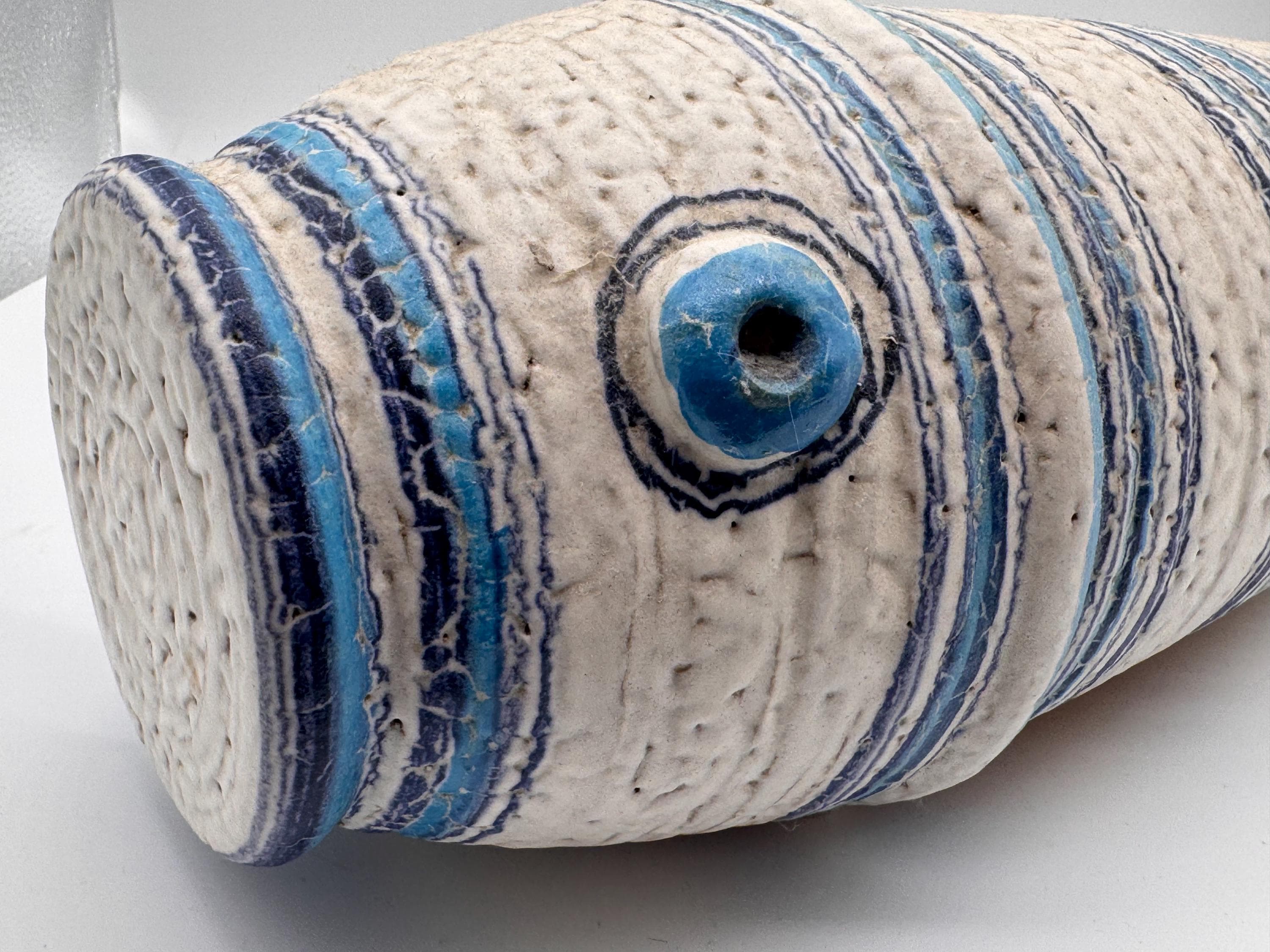 Monumental Bitossi Aldo Londi for Rosenthal Netter Fish Sculpture | 1960s Italian Ceramic
