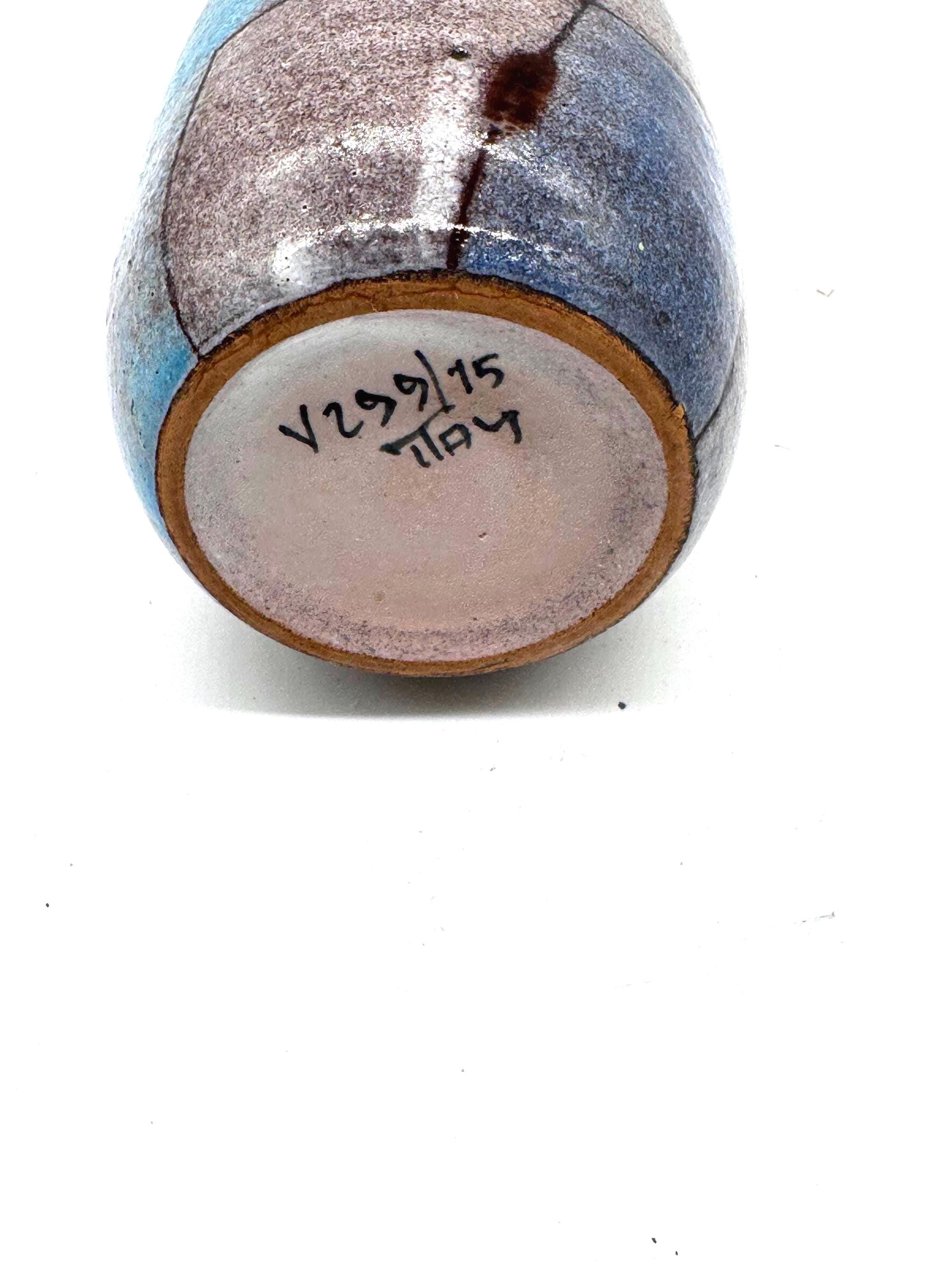 Vintage Bitossi Aldo Londi Ceramic Vase | 1960s Italian Studio Pottery — No. 3