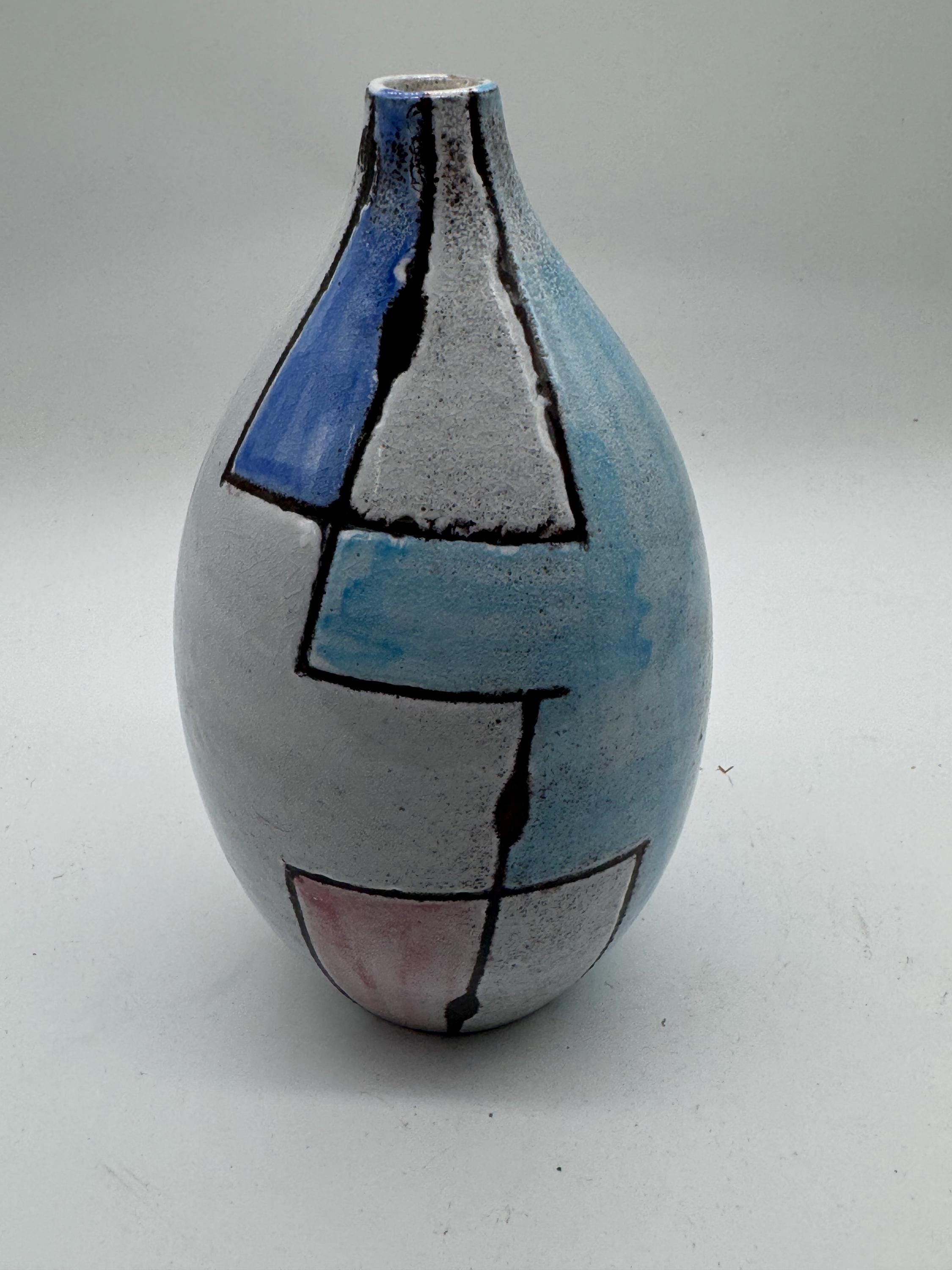 Vintage Bitossi Aldo Londi Ceramic Vase | 1960s Italian Studio Pottery — No. 4