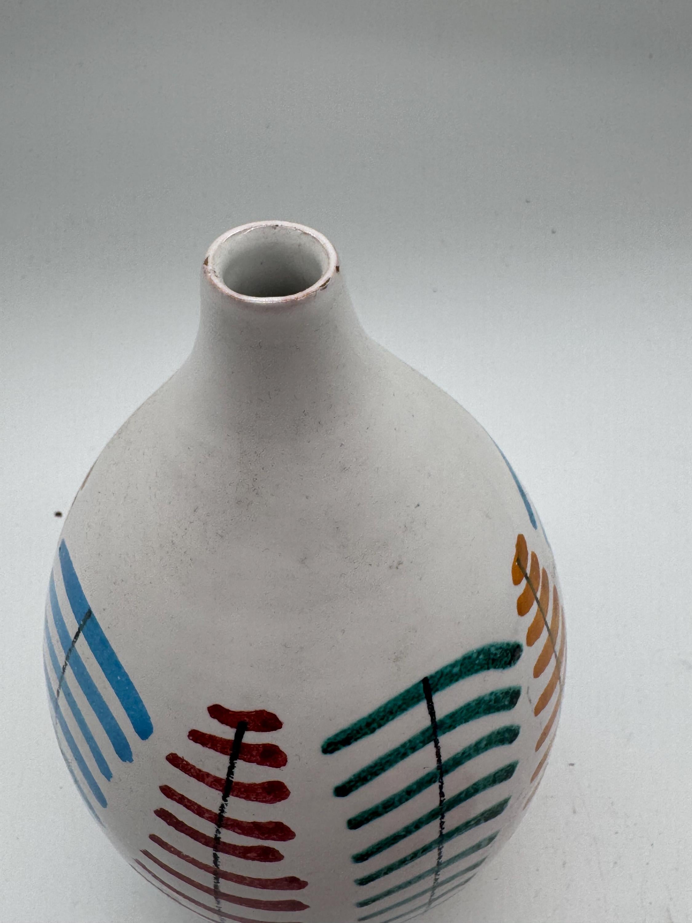 Vintage Bitossi Aldo Londi Ceramic Vase | 1960s Italian Studio Pottery — No. 5
