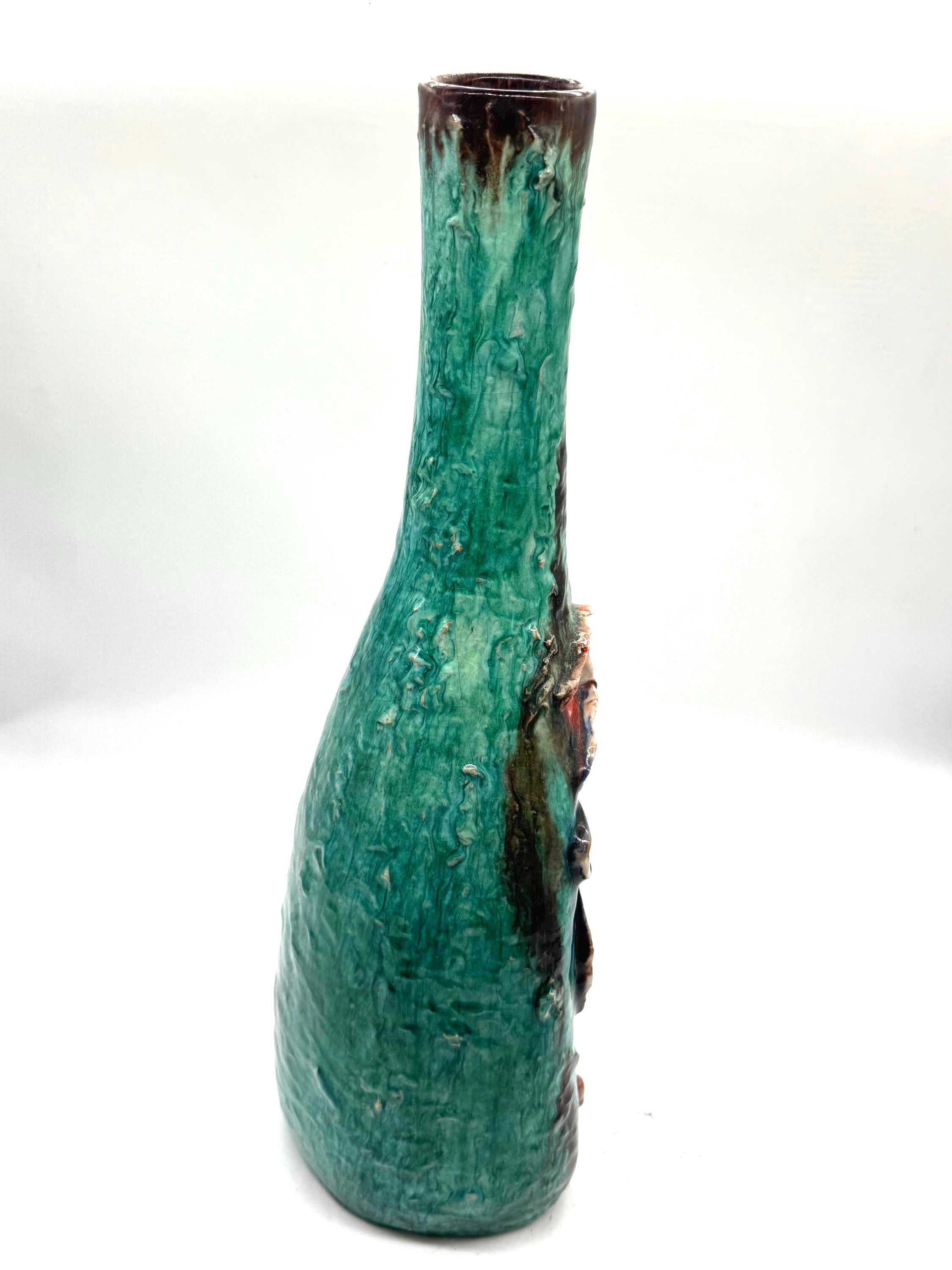 Museum Quality Riccardo Gatti Ceramic Vase | 1950s Vintage Italian Studio Pottery