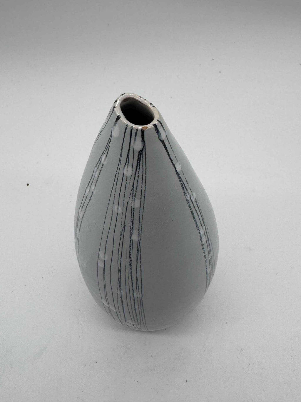 Vintage Bitossi Aldo Londi Zitaly Ceramic Vase | 1960s Italian Studio Pottery