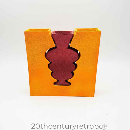 Vintage Bitossi E-Vaso Ceramic Vase | 1980s Italian Studio Pottery