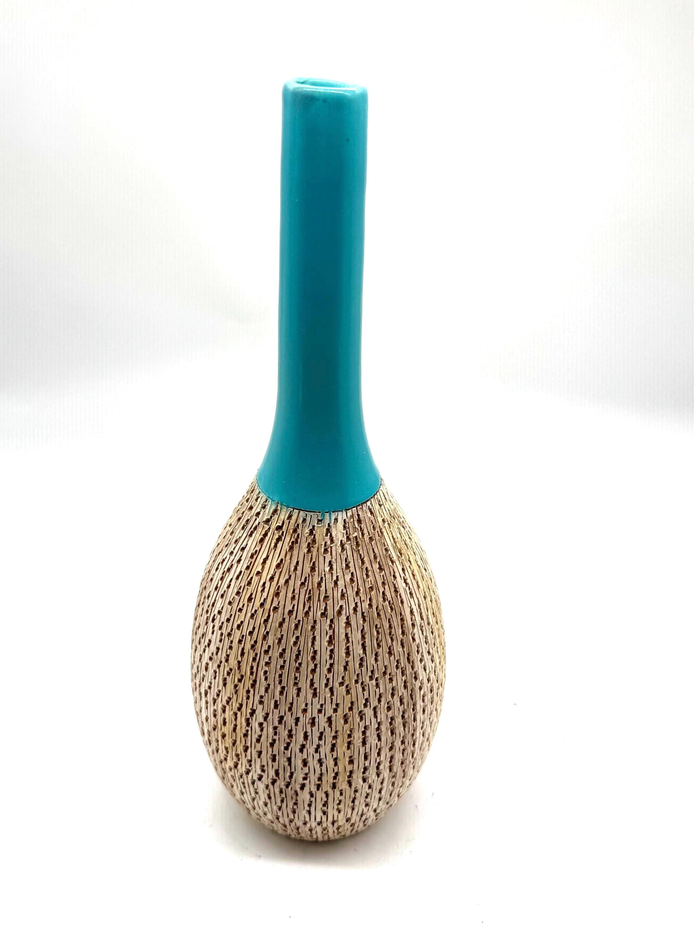Vintage Bitossi Aldo Londi Ceramic Vase | 1950s Italian Studio Pottery — No. 4