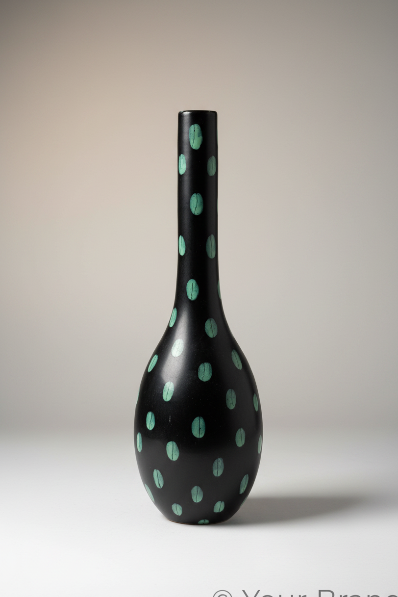 Vintage Bitossi Aldo Londi Ceramic Vase, Shape V222 (33cm) | 1950s Italian Studio Pottery