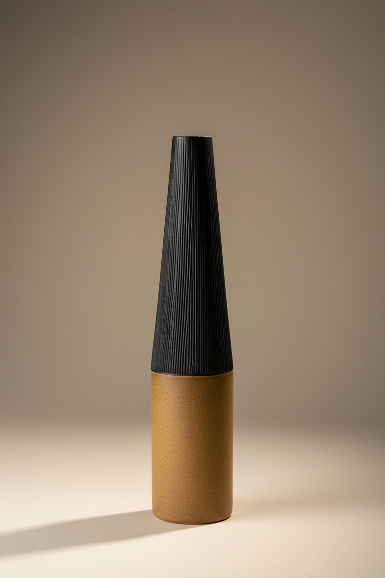Vintage Bitossi Aldo Londi for Raymor Ceramic Vase, Shape 215B | 1950s Italian Studio Pottery
