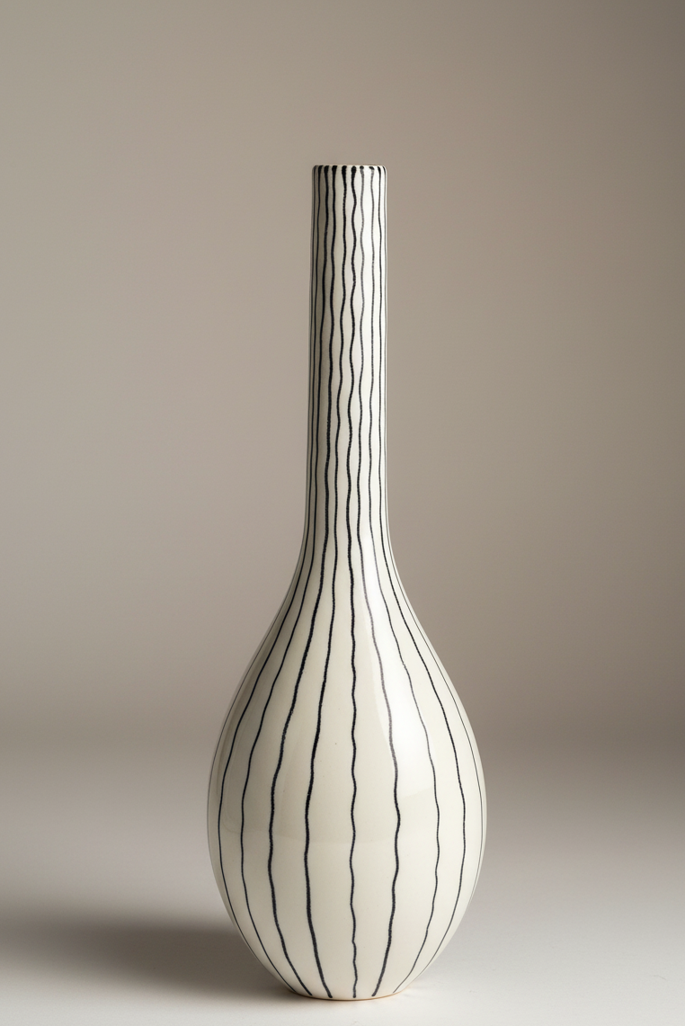 Vintage Bitossi Aldo Londi Ceramic Vase, Shape 250/56A | 1950s Italian Studio Pottery
